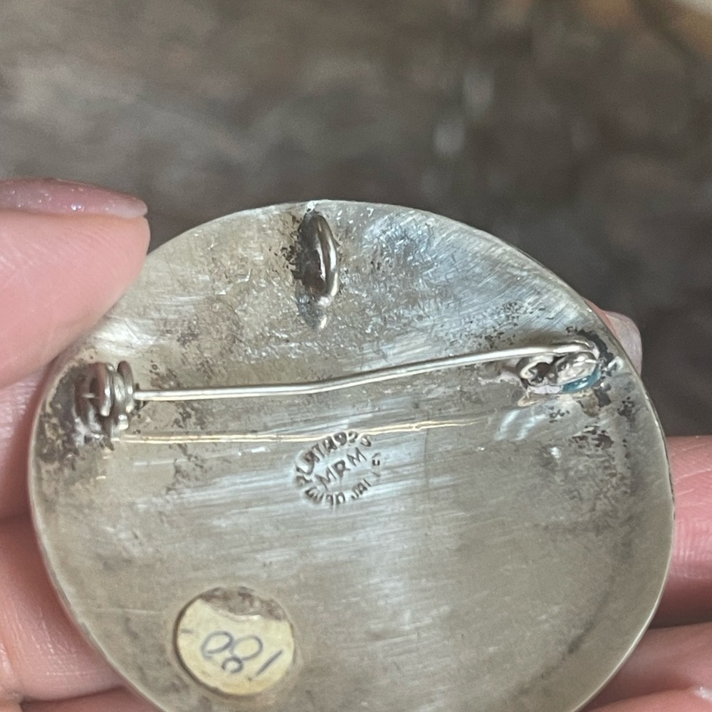 Vintage sterling silver brooch!!!!!! Mexican 925!!!!! - Picture 4 of 8